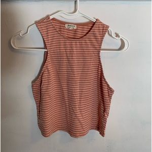 pink and white tank top, size women’s M! (tagged for exposure)